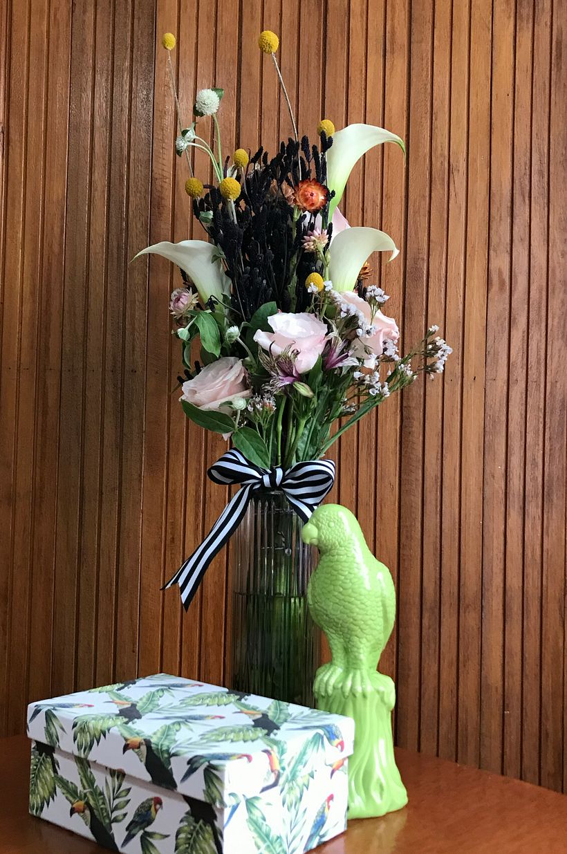 Meu projeto do curso: Design de arranjos florais com flores da estação 1