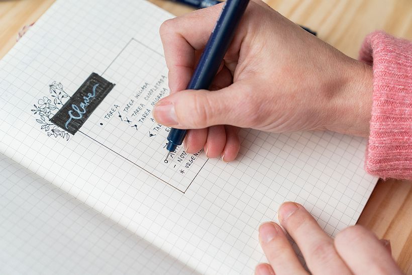 Clave, el lugar donde codificar tareas, eventos, citas y los apartados que quieras destacar en tu BUJO