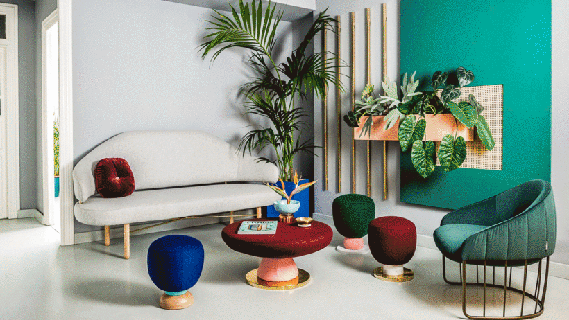 Projetos de Masquespacio no curso Iniciação ao design de interiores, disponível na Domestika
