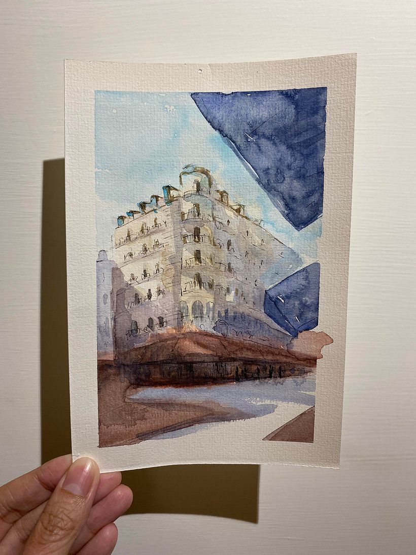 My project in Architectural Sketching with Watercolor and Ink course 2