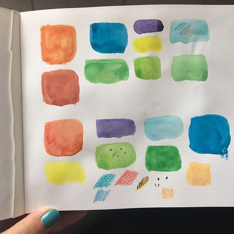Color palette - 1° illustration