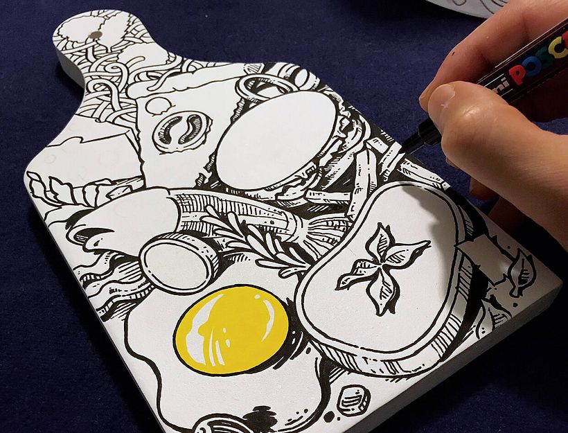 Cutting Board - Ilustrasi tradisional