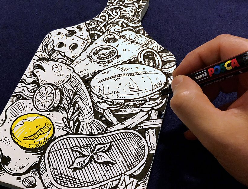 Cutting Board - Ilustrasi tradisional