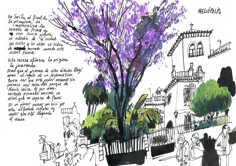 Barriada de Heliópolis para el libro Sevilla de arriba abajo. Ed. Gustavo Gili.