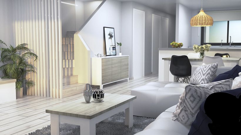 Infografias 3D espacios Interiores. (Proyecto deco+3d vivienda) 1