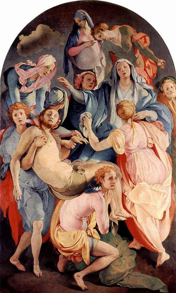 La deposición, Jacopo Pontormo.