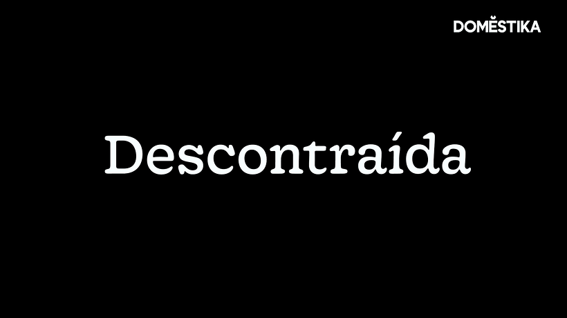 Exemplo de tipografia no estilo descontraído, com cantos arredondados que transmitem uma sensação mais simpática
