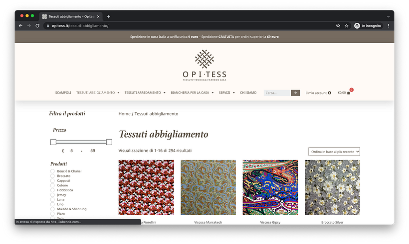 Pagina di categoria