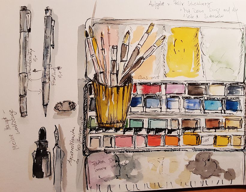 Mein Kursprojekt: Aquarellsketching: Drück deine Ideen aus 2