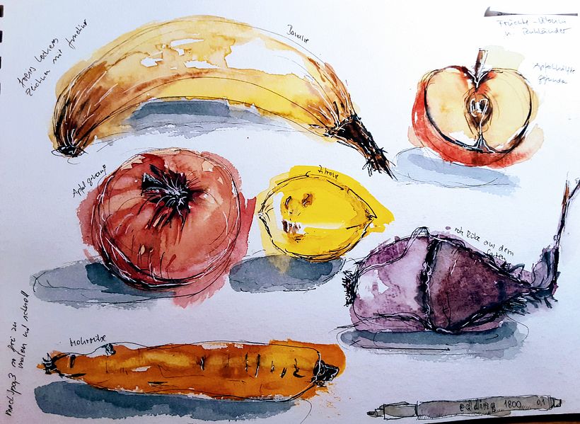 Mein Kursprojekt: Aquarellsketching: Drück deine Ideen aus 3