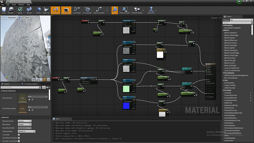 Diseño de texturas y blueprints (Texture design)