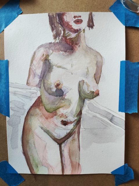 My project in The Human Figure in Watercolor course 1