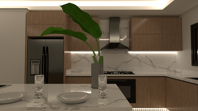 My project in Interior Renders with SketchUp and V-Ray Next course 2