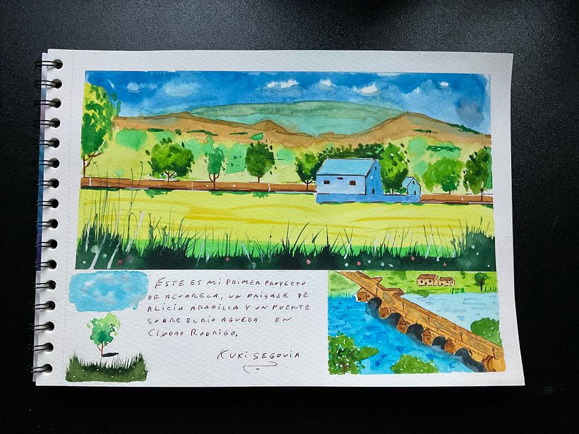 Mi Proyecto del curso: Cuaderno de viaje en acuarela 1