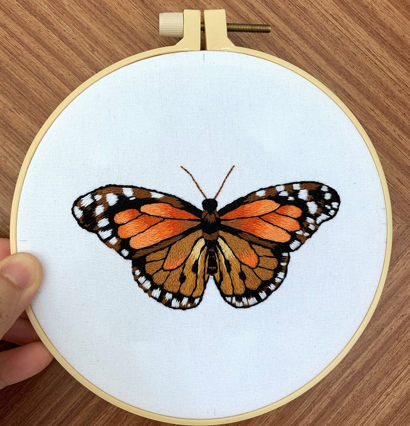 My project in Realistic Embroidery Techniques course 1