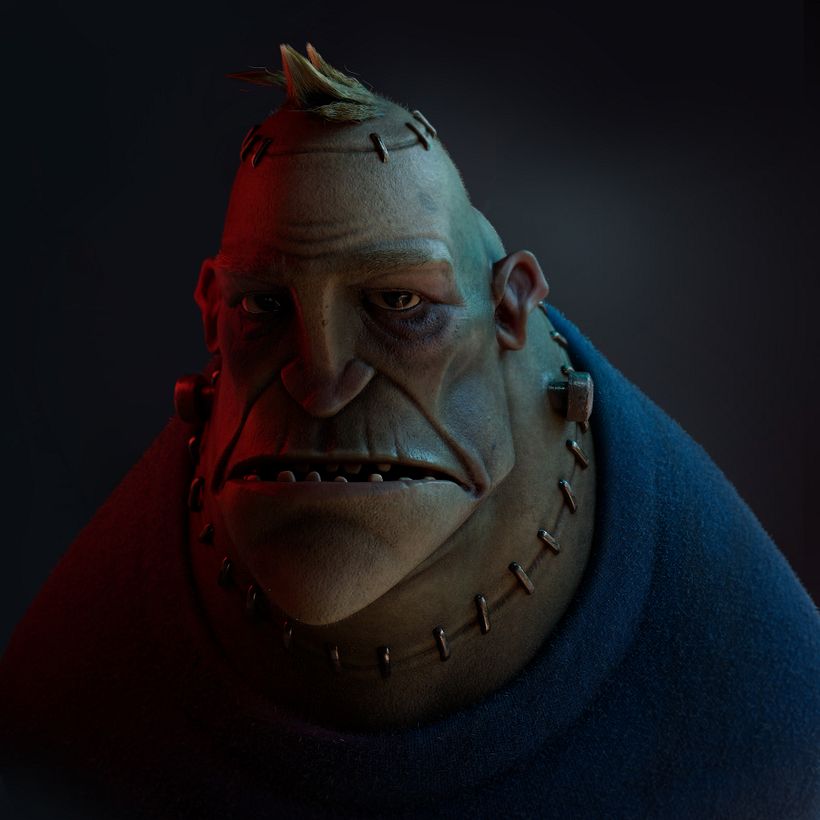 Over this holiday break, I bought Makar Malicki Frankenstein dude to create a look dev pass on it. Learned so much working on this. 6