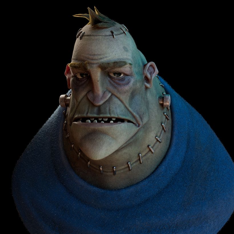 Over this holiday break, I bought Makar Malicki Frankenstein dude to create a look dev pass on it. Learned so much working on this. 2