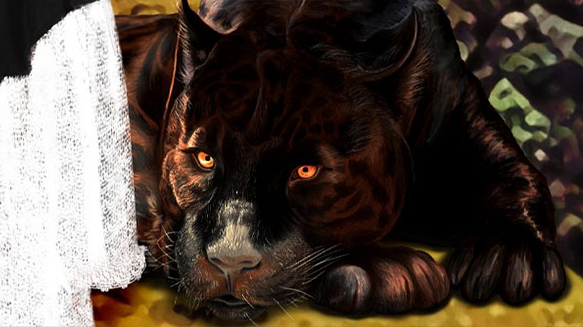 Detalhe | Jaguar negro