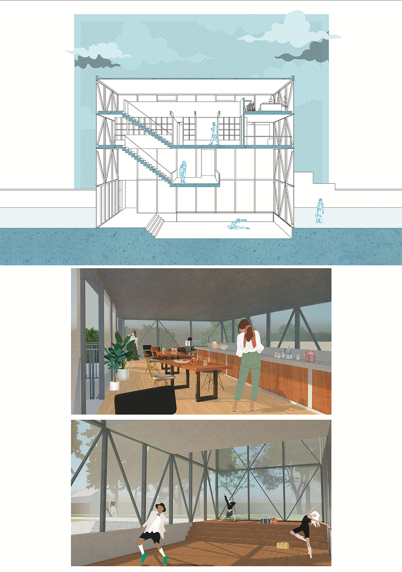 Final Project of 2nde year of Architecture School 2