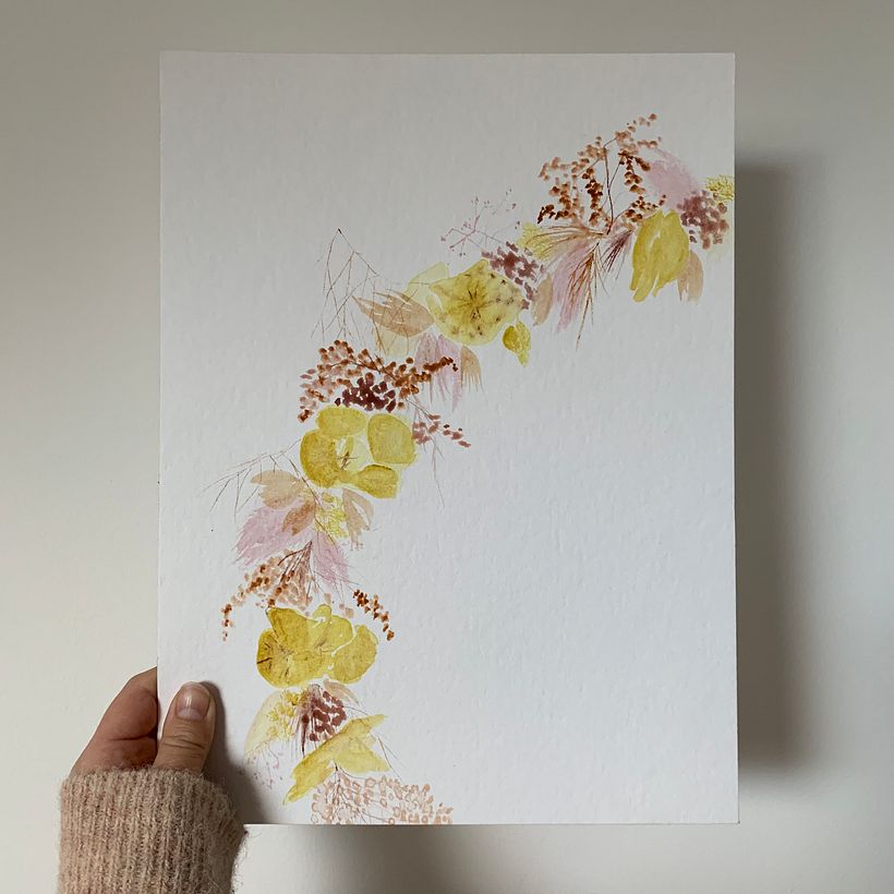 First watercolor création. Insta : ( Roxy_aquarelle)  3