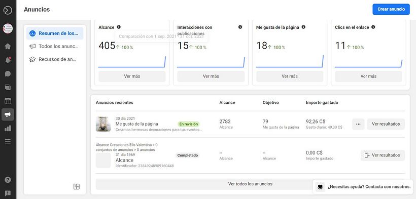 Mi Proyecto del curso: Google Ads y Facebook Ads desde cero 1