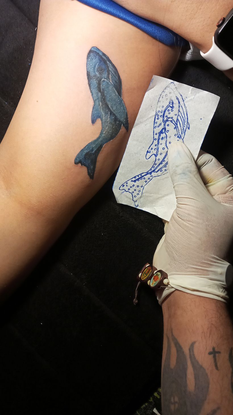 My project in Color Techniques for Tattoos course - Traditionelle Illustration