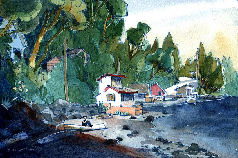 Vashon Island, again -- I love this place. I want to live in a beach house here.