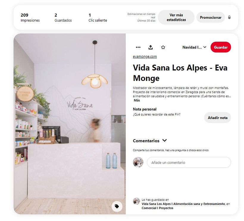 Mi Proyecto del curso: Introducción a Pinterest: perfil, tableros y pins 2