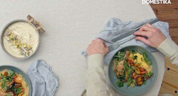 Ajoutez vos serviettes et vos couverts