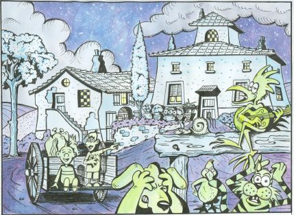 Il mio progetto del corso: Illustrazione di manga ad acquerello 3