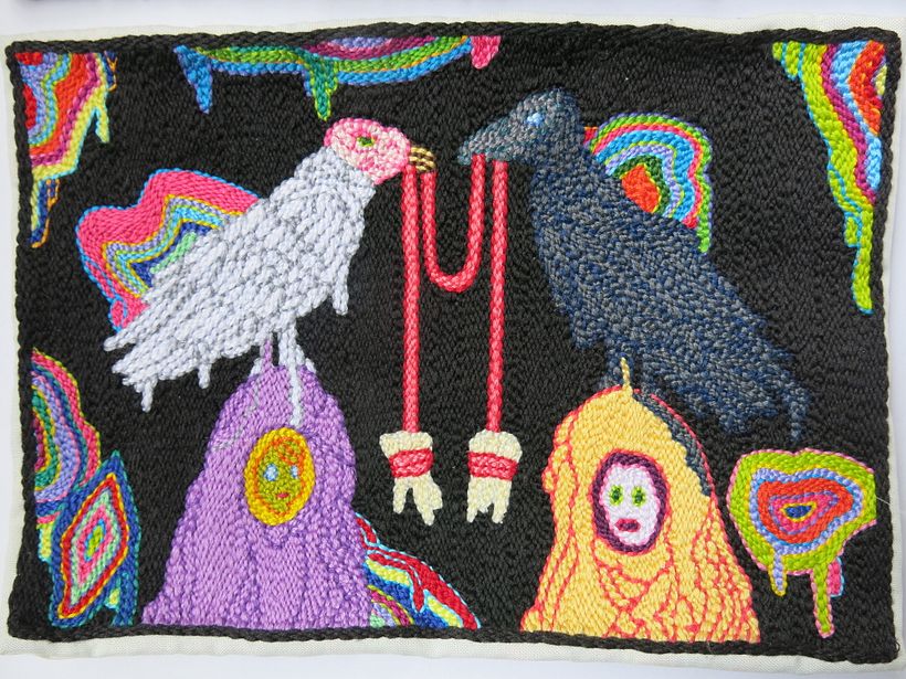My project in Introduction to Punch Needle Embroidery course 1