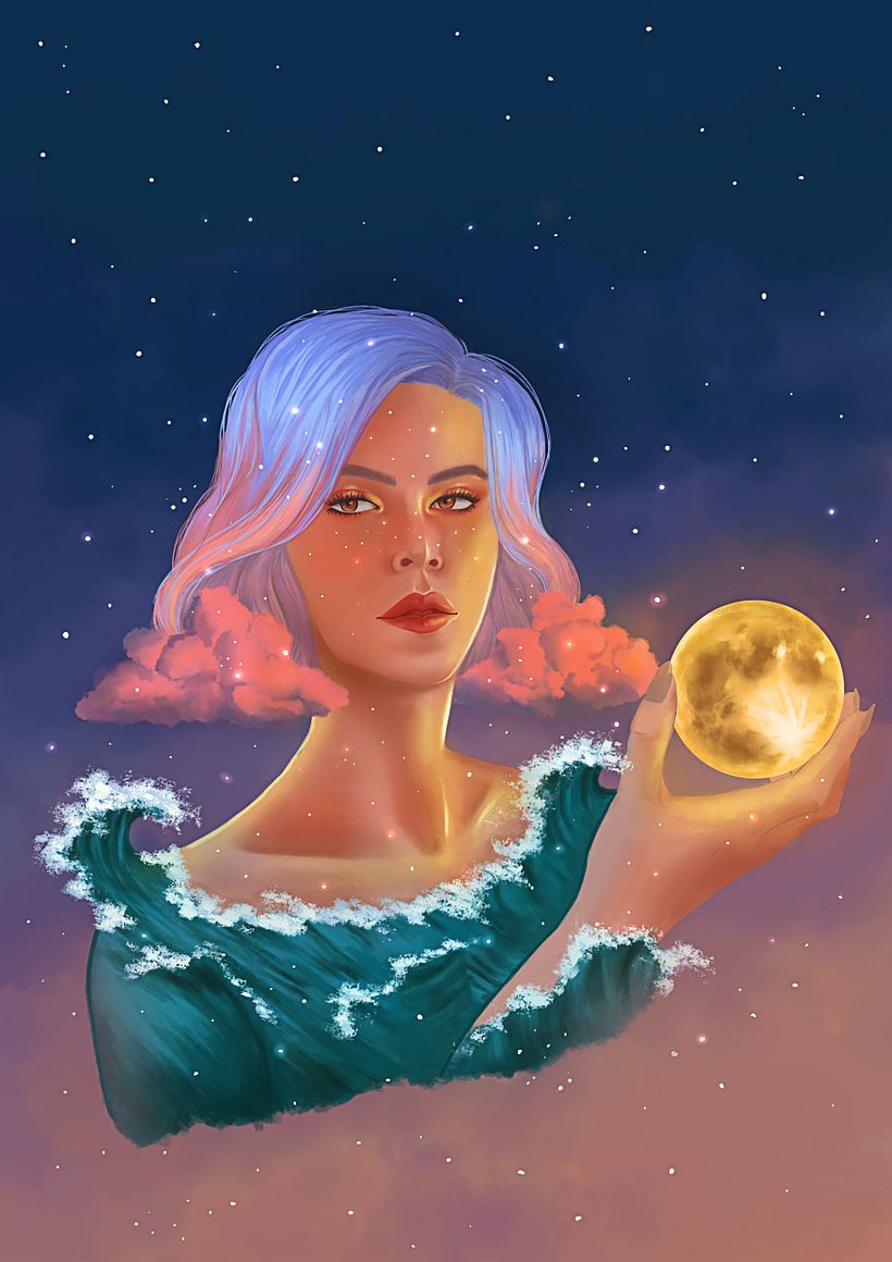 Meu projeto do curso: Retrato digital no Photoshop com um toque de fantasia 3