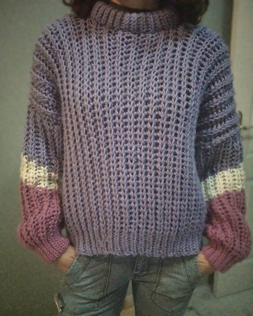 Así ha quedado mi jersey.