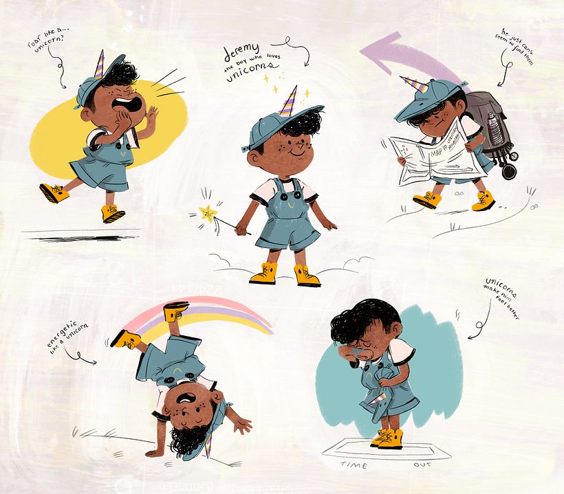 Jeremy the Unicorn Boy - Portfolio Piece 1