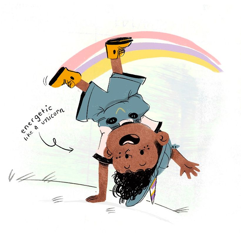 Jeremy the Unicorn Boy - Portfolio Piece 2