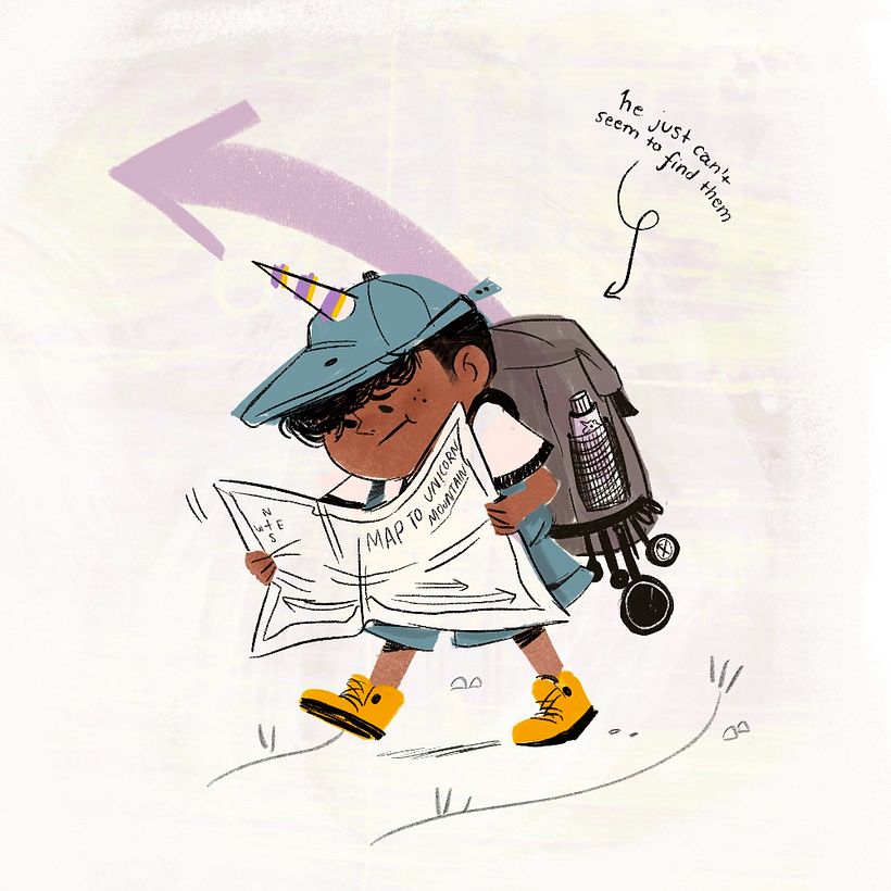 Jeremy the Unicorn Boy - Portfolio Piece 5