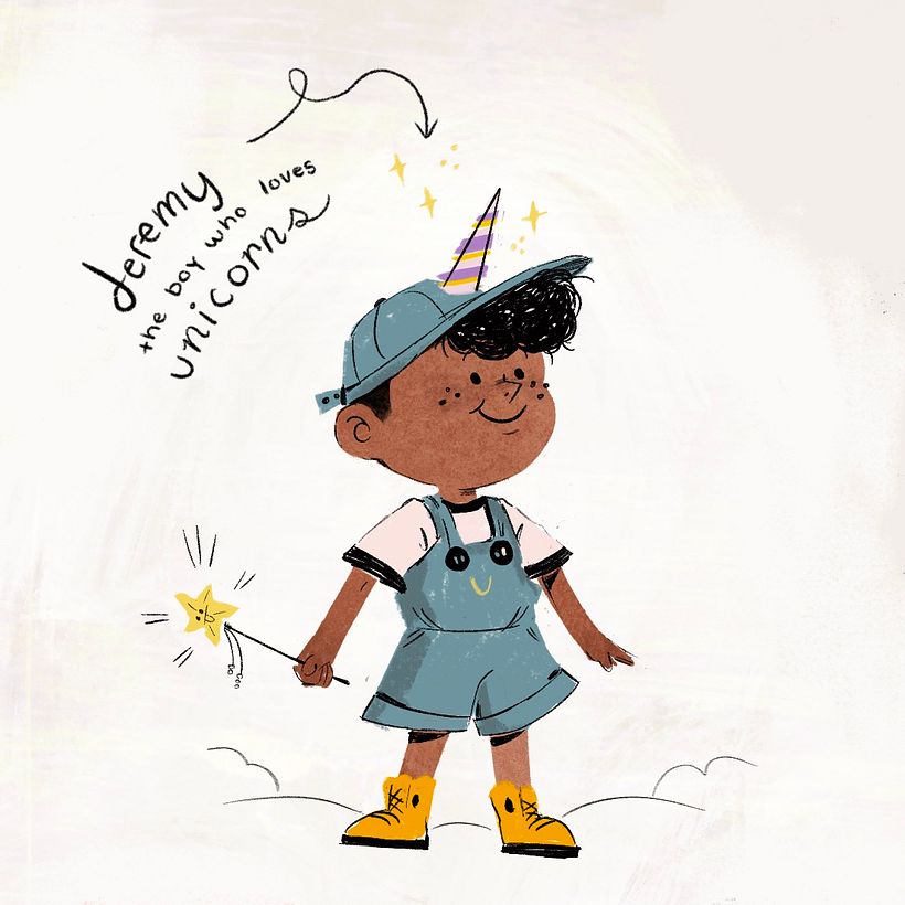 Jeremy the Unicorn Boy - Portfolio Piece 6