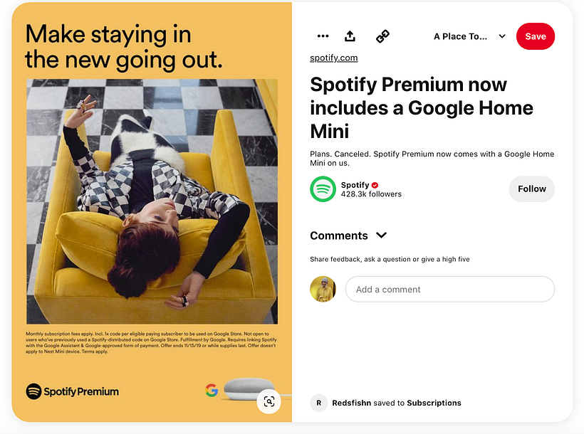 Spotify x Goole Home Mini Campaign 6