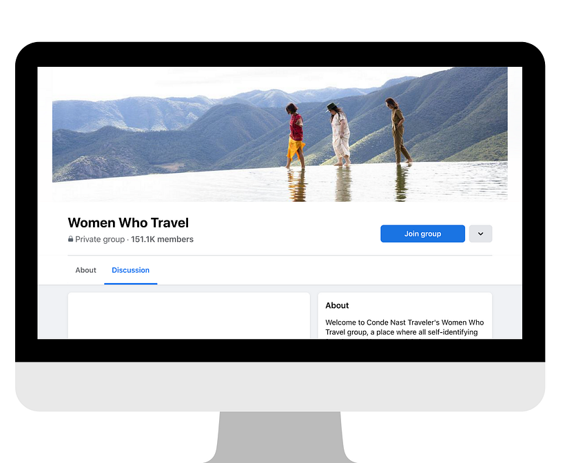 Condé Nast Traveler: Women Who Travel FB Group 1