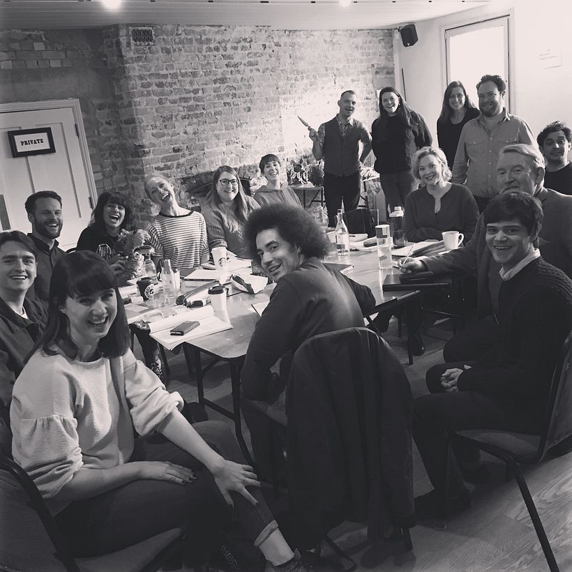 1st day of rehearsals for Box of Delights (revival), 2018