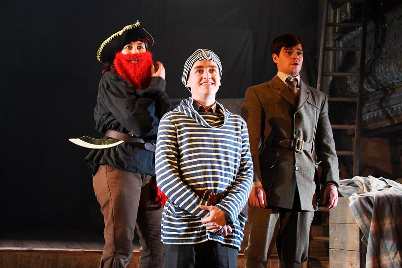Safiyya Ingar, Sam Simms and Theo Ancient in "The Box of Delights" (2018) Photo © Nobby Clarke