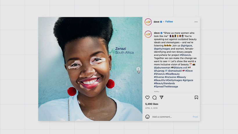 Dove's campaign seeks to break with outdated beauty ideals