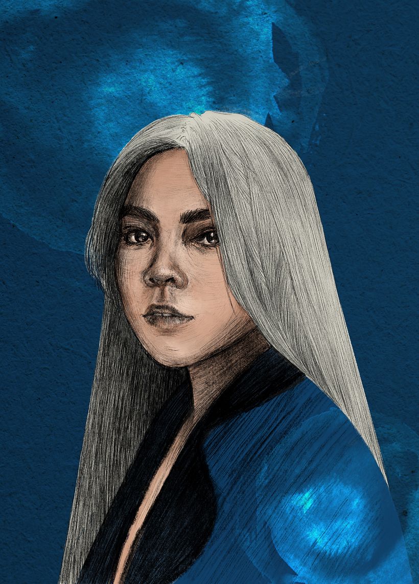 My project in Illustrated Portraits with Procreate course 3