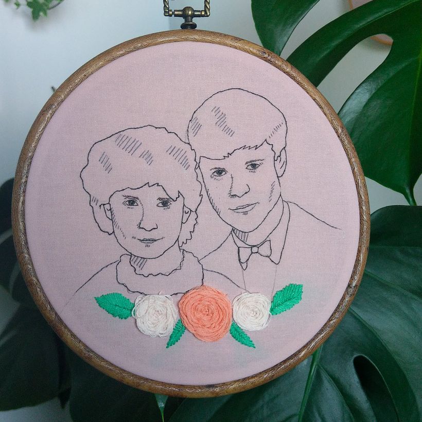 My project in Creation of Embroidered Portraits course 1