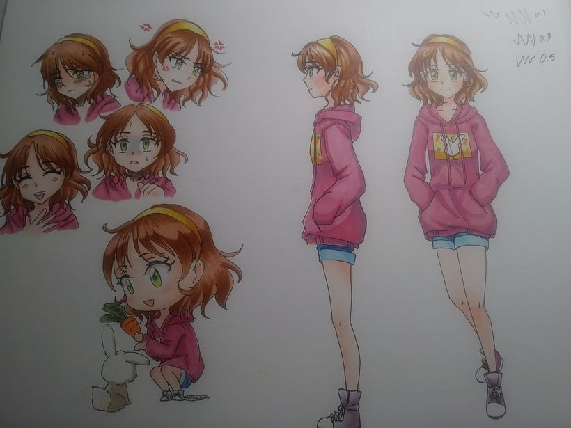 My project in Creation of Manga Characters course 4
