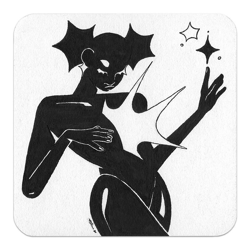 Personal work for Salut! 6, an annual coaster show organized by Gallery Nucleus Portland