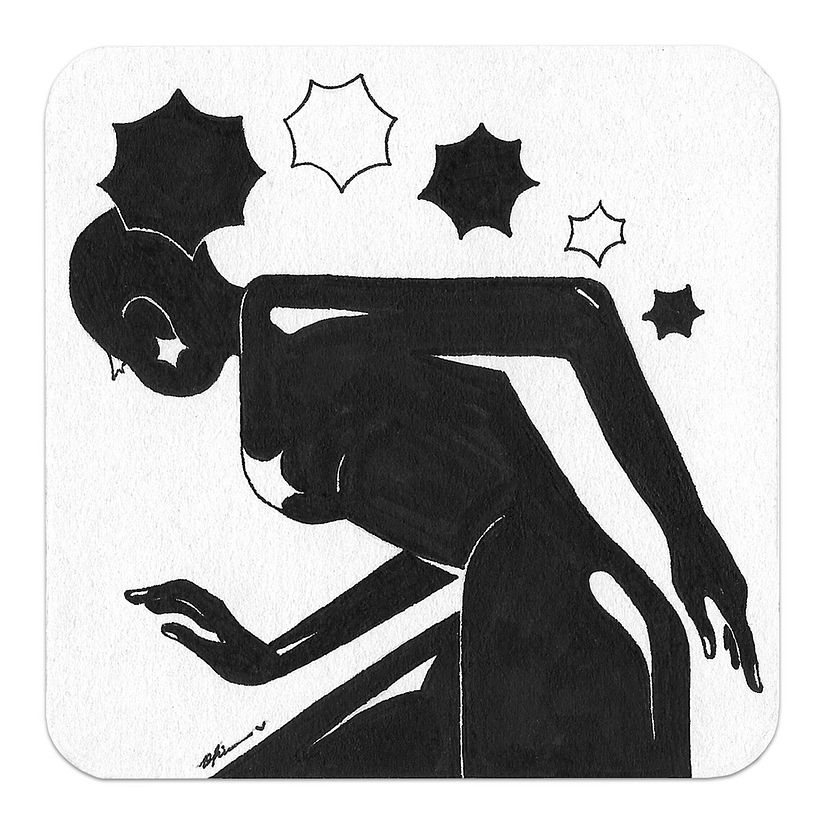 Personal work for Salut! 6, an annual coaster show organized by Gallery Nucleus Portland