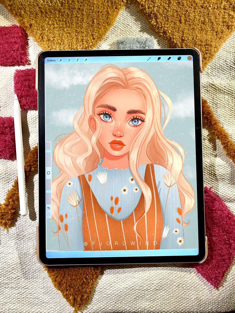 My project in Powerful Female Characters: Illustrating Confidence and Diversity course 4