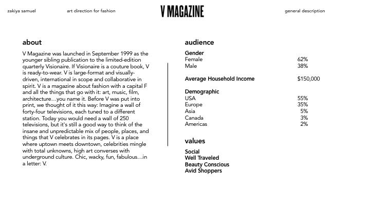 My project in Art Direction for the Fashion Industry course 3