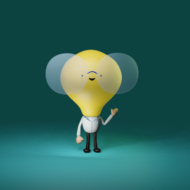 My project in Kawaii Character Creation in 3D with Blender  course - Kogaku 6